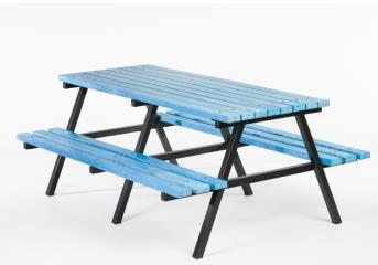 Recycled urban furniture - Netcycle picnic bench