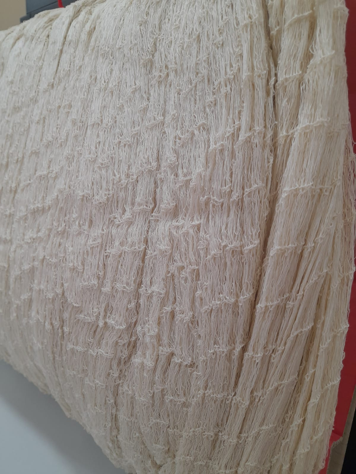 White mesh for mulches and crop covering